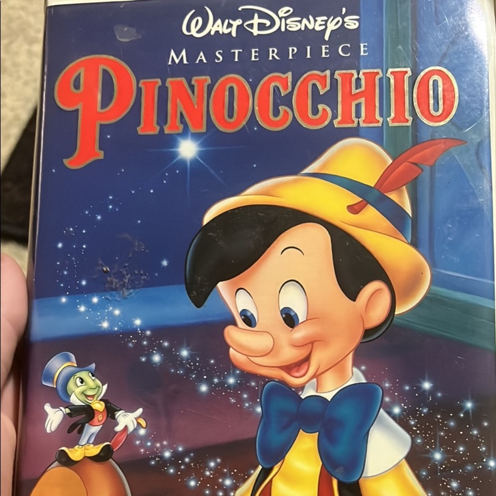 Pinocchio vhs tape